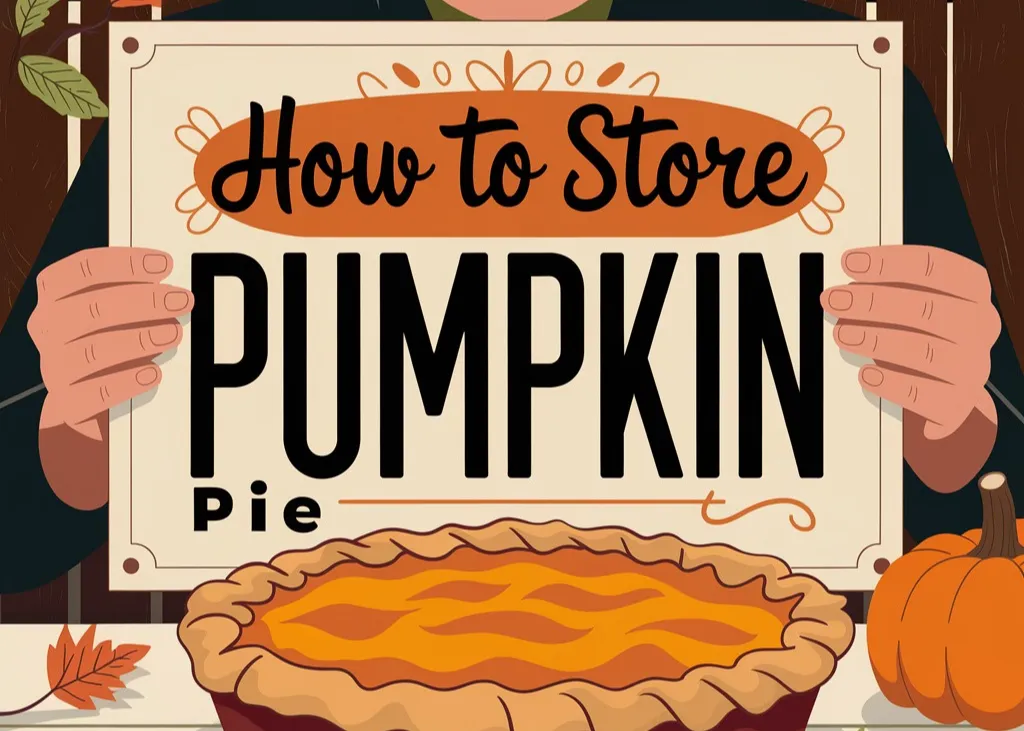 How to store pumpkin pie